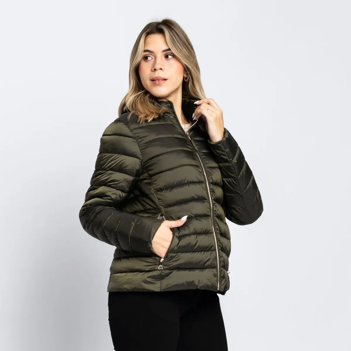 PARADA 111 - CASACA C CAPUCHA MODA MUJER PARADA111 ANGIE