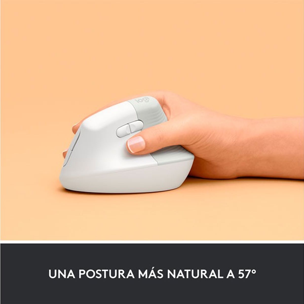 LOGITECH - Mouse Logitech Lift Vertical Ergonomic Wireless Blanco