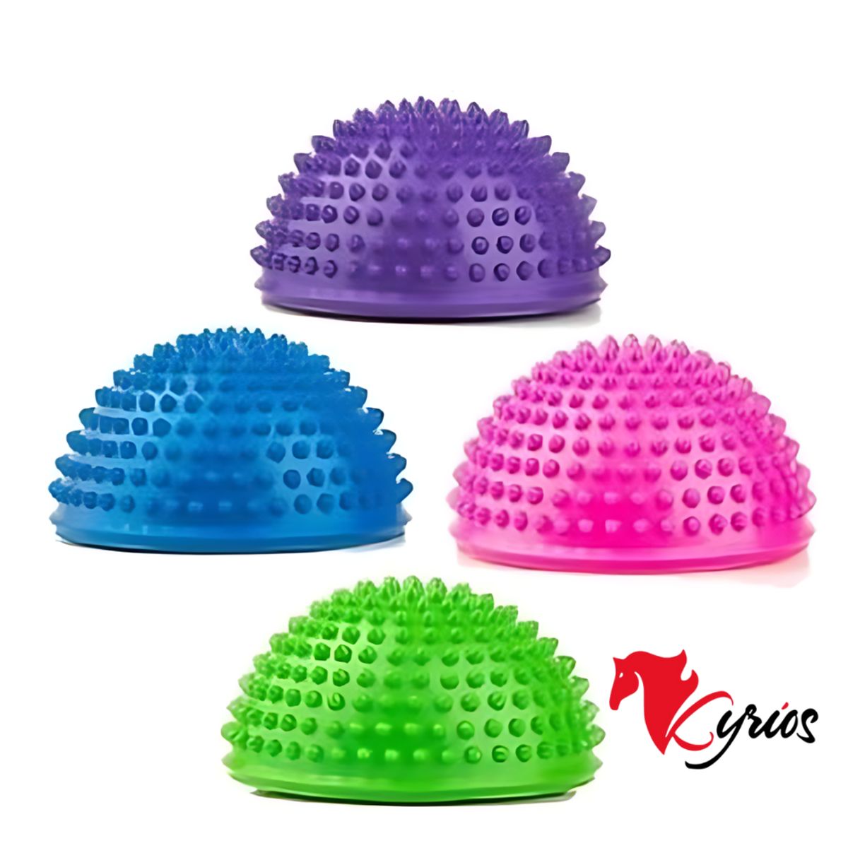 NO LOGO - Mini Bosu Erizo Media Esfera Para Ejercicios