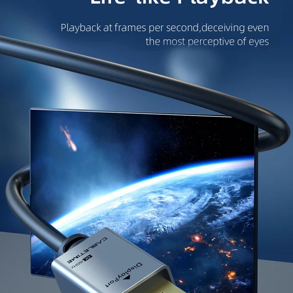 GENERICO - Cable DisplayPort a DisplayPort 1.2 4K 60Hz 3M