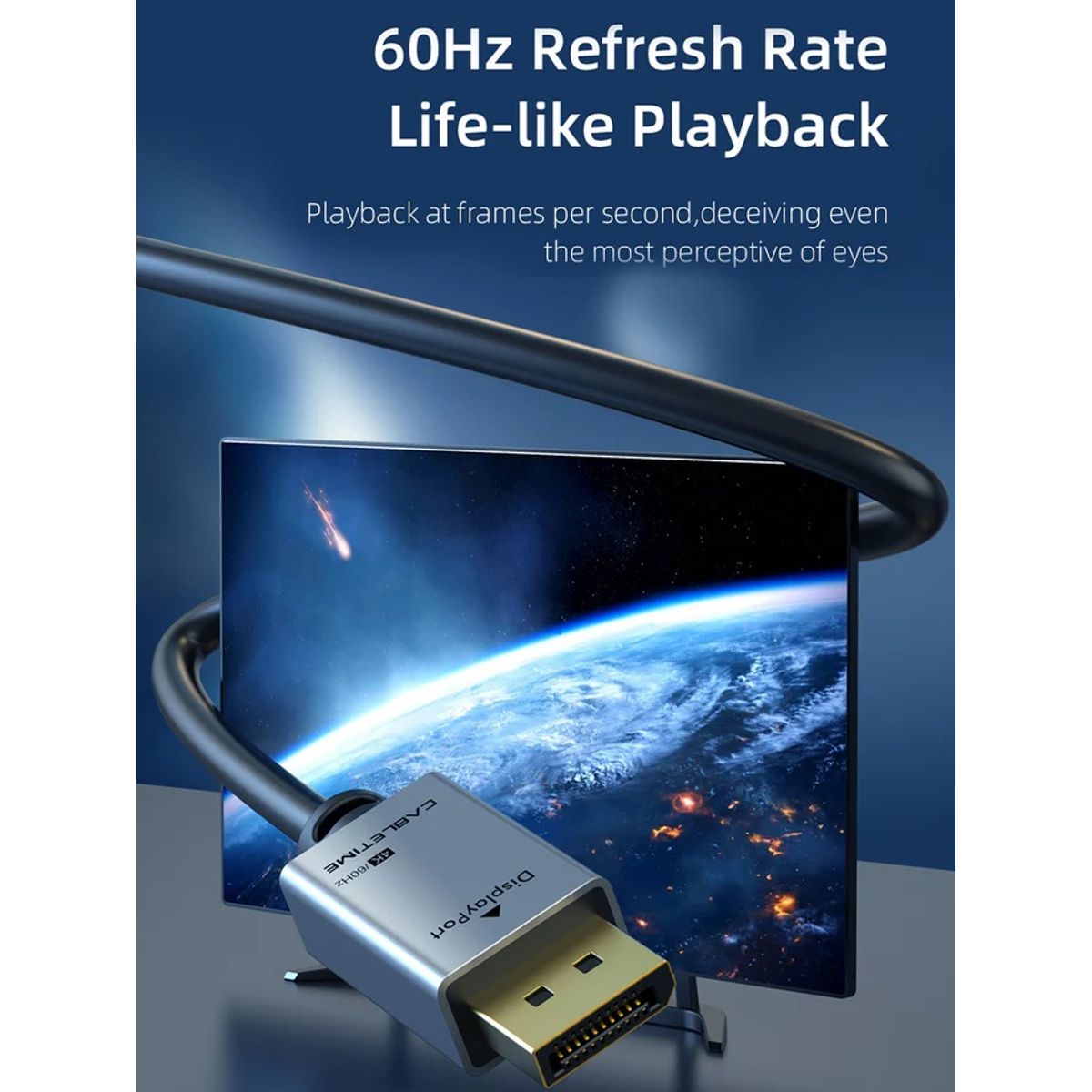 GENERICO - Cable DisplayPort a DisplayPort 1.2 4K 60Hz 3M