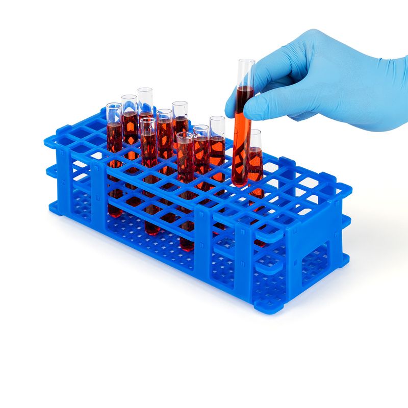 GENERICO - Gradilla Soporte para 60 Tubos de Ensayos