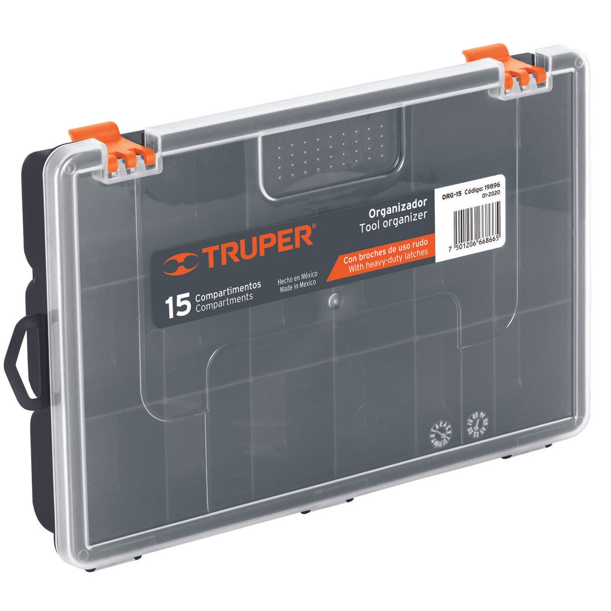 TRUPER - Organizador 11 Pulgadas 15 Compartimentos Truper 19896