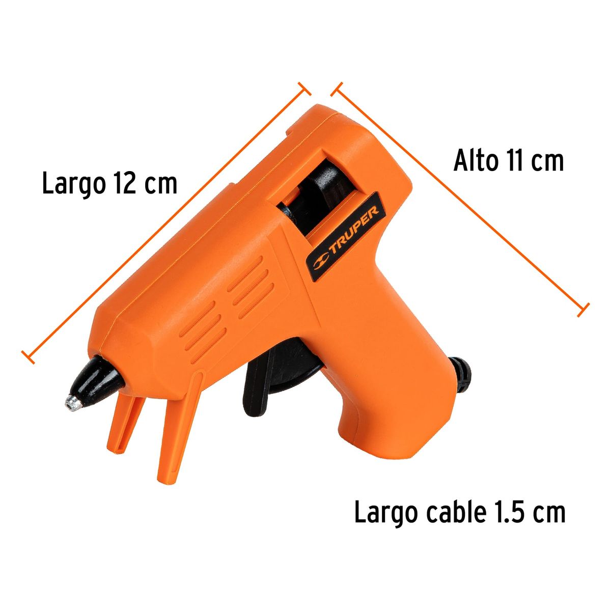 TRUPER - Pistola De Silicona Truper Para Barra Pequeña 15 W - 100795