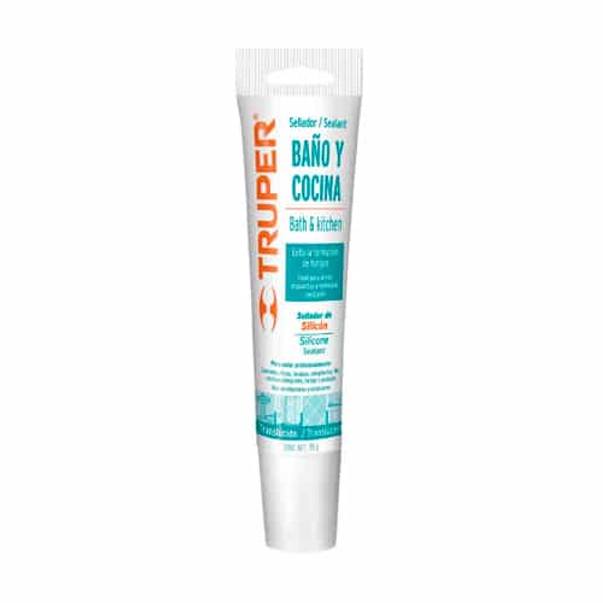 TRUPER - Silicona blanca para baños y cocinas 85 g Truper - 18568