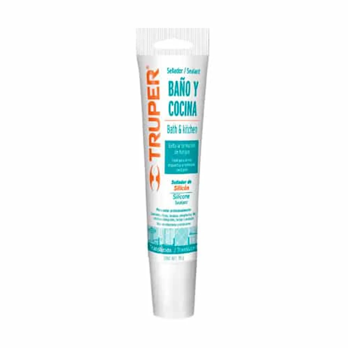TRUPER - Silicona blanca para baños y cocinas 85 g Truper - 18568
