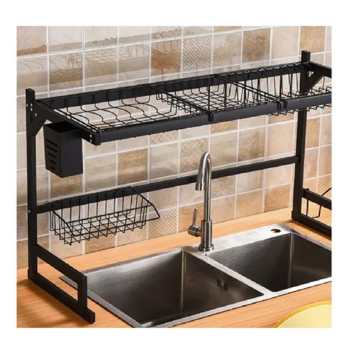 GENERICO - Escurridor Organizador De Platos Para Cocina De 65cm