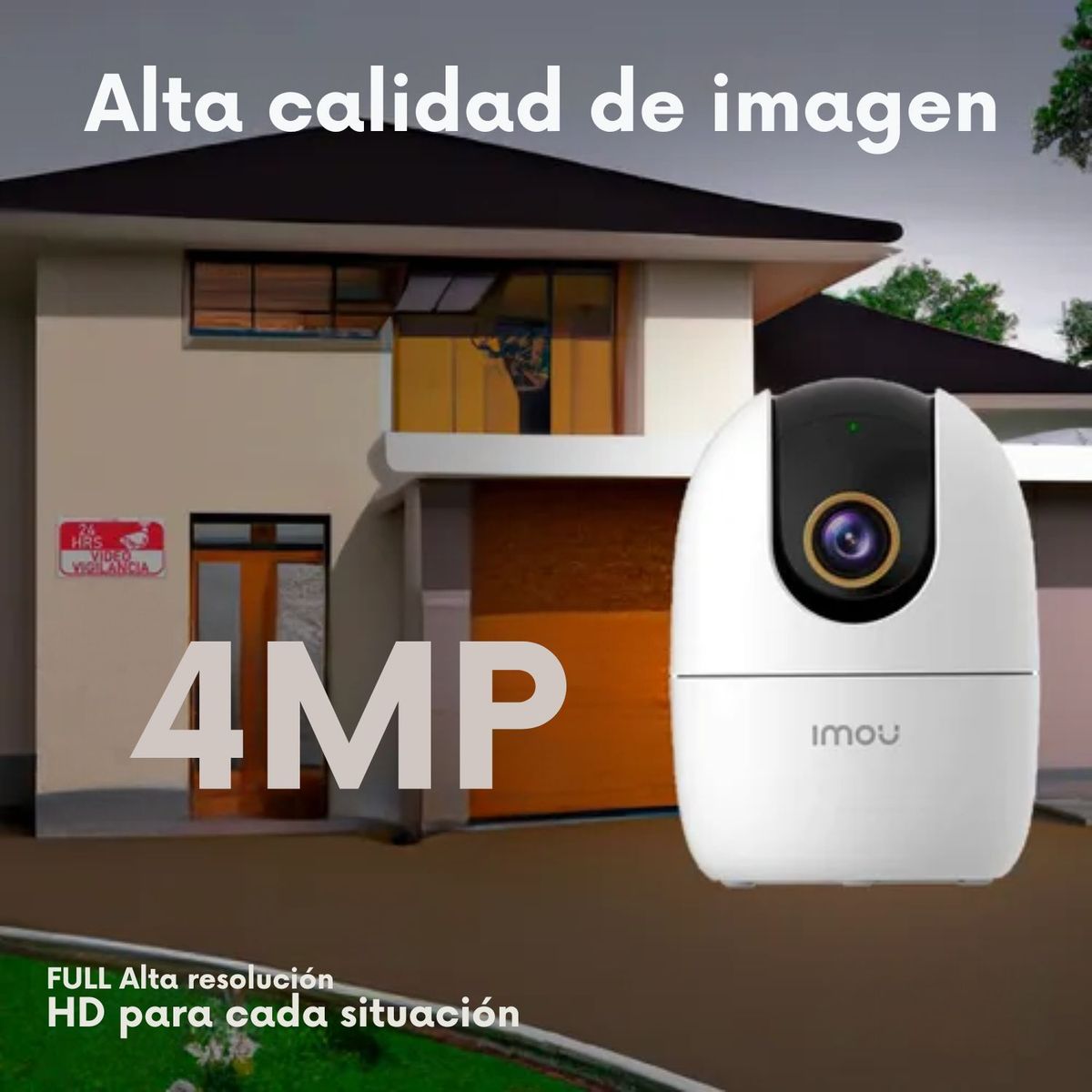 IMOU - CÁMARA DE SEGURIDAD IMOU IP Ranger 2 4MP IPC-K2EN-4H1W 2K+ Blanco