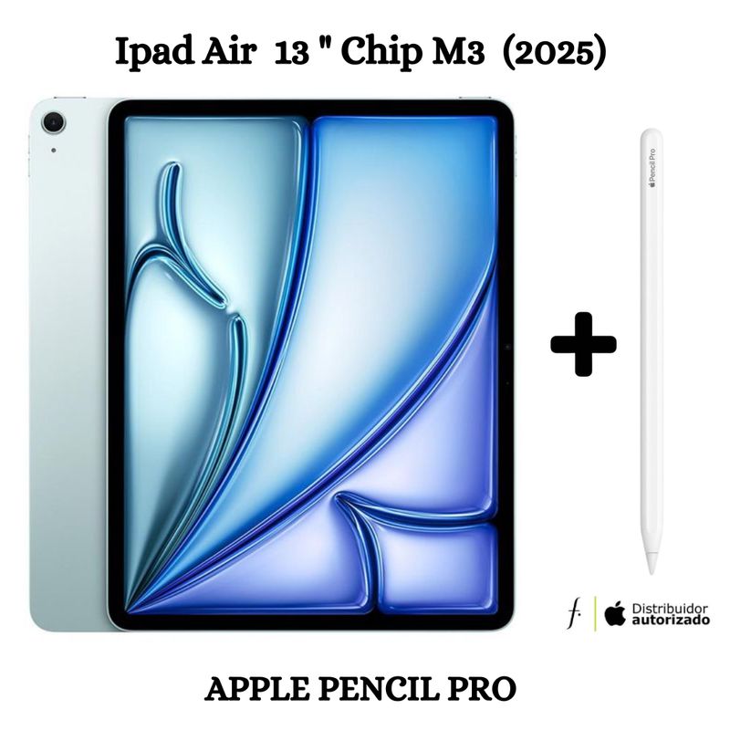 APPLE - Nuevo iPad Air 13''  Chip M3 Wifi 128GB - Blue (2025) + Pencil Pro