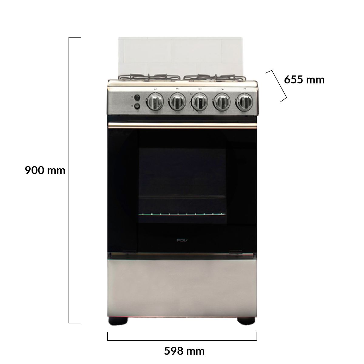 FDV - Cocina de pie FDV  Expert 60 2.0 GLP (Balón de Gas)