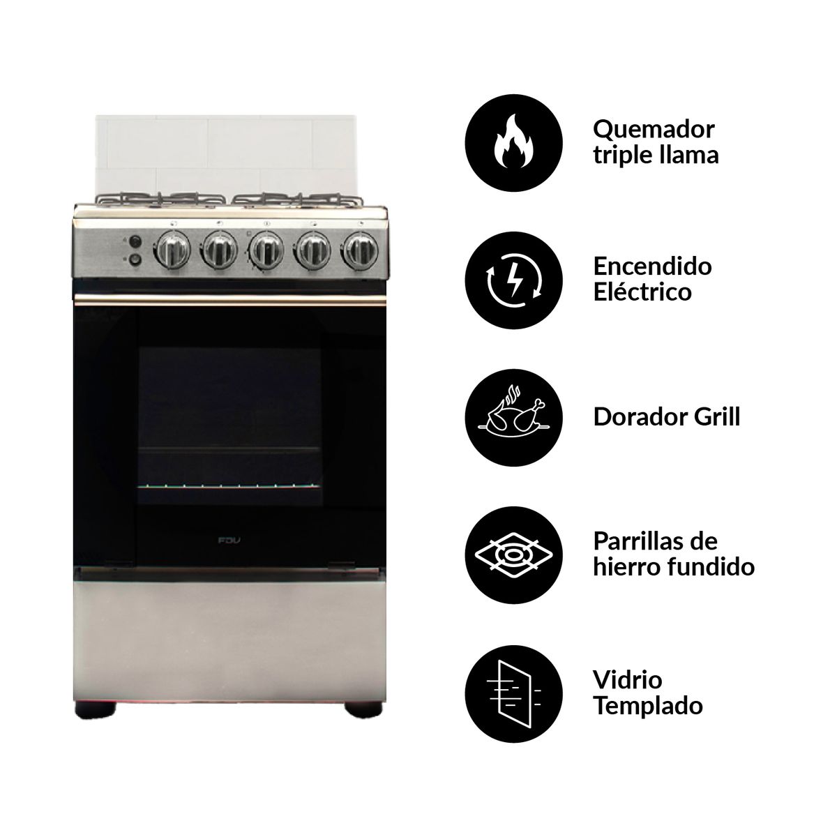 FDV - Cocina de pie FDV Expert 60 2.0 Gas Natural