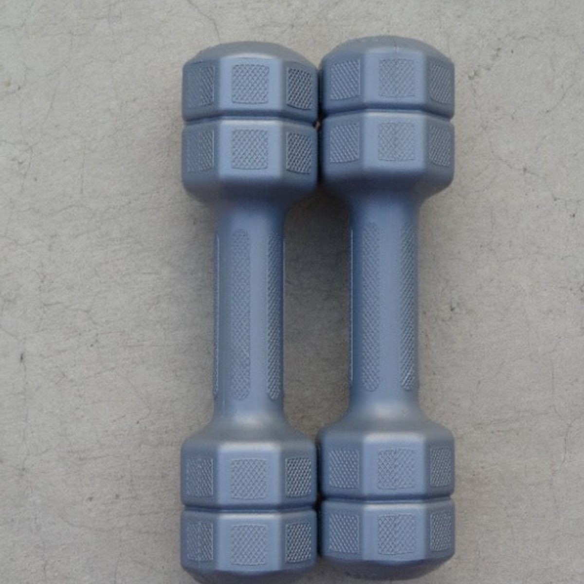 GENERICO - Mancuernas 1.5 Kg Pesa Hexagonal Mancuerna PVC Pesas