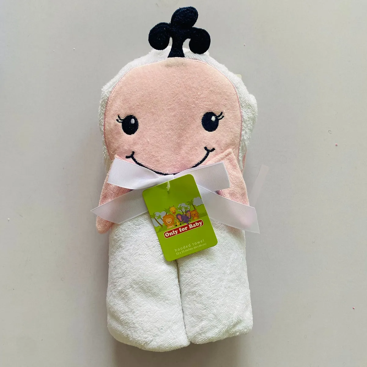 GENERICO - Toalla Para Bebés Con Capucha Diseño Ballena