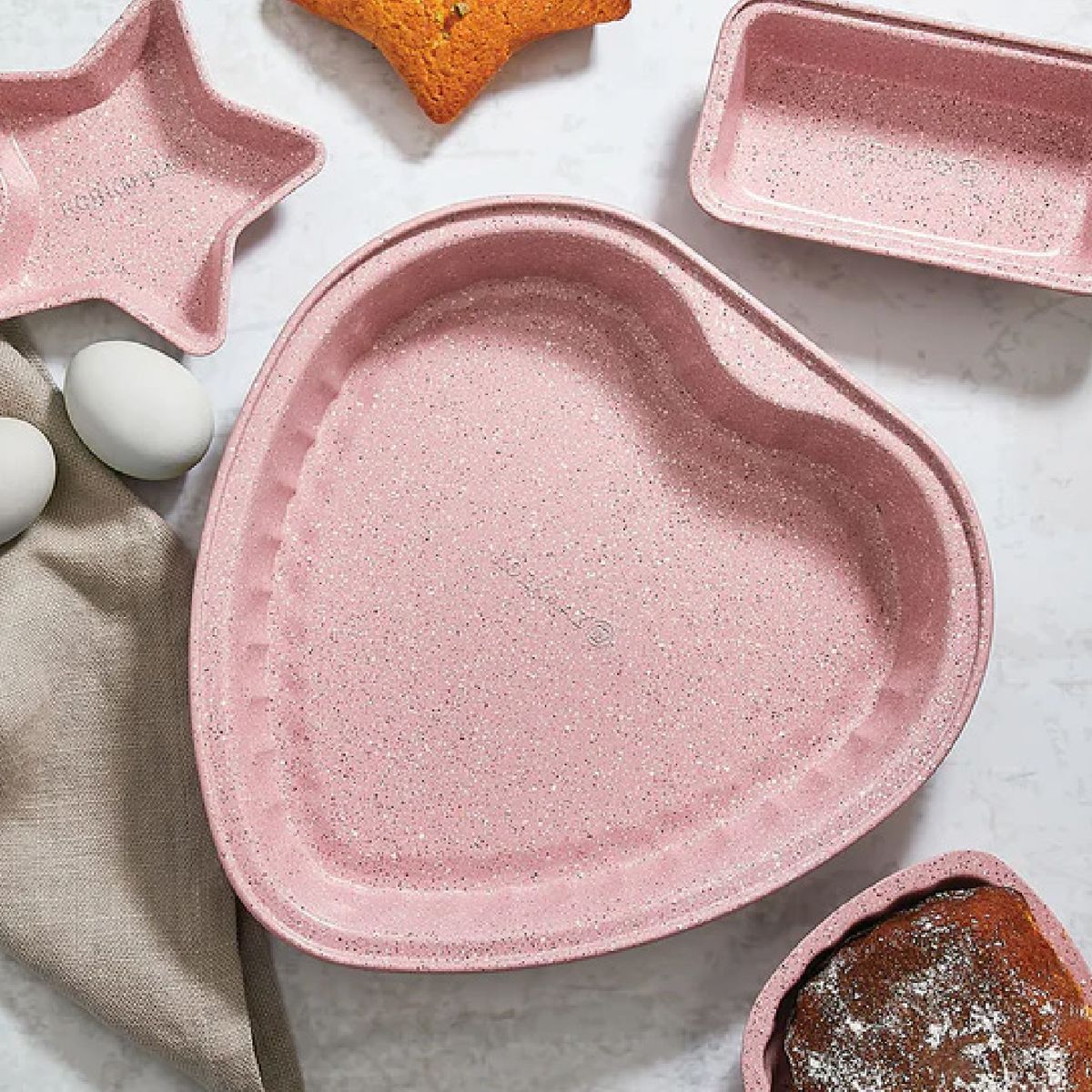 KORKMAZ - Molde Korkmaz A763 Heart Cake 27 cm