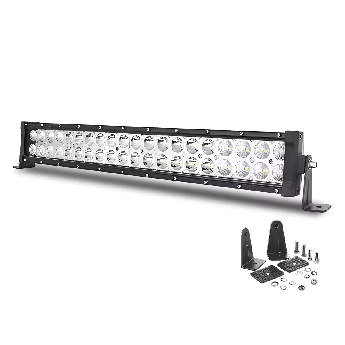 GENERICO - Barra 40 Led Dual Punto&  Expansivo 51cm Blanco +Ambar