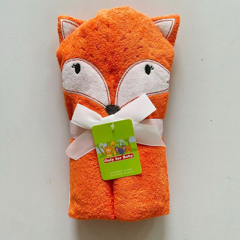 GENERICO - Toalla Para Bebés Con Capucha Diseño Zorrito