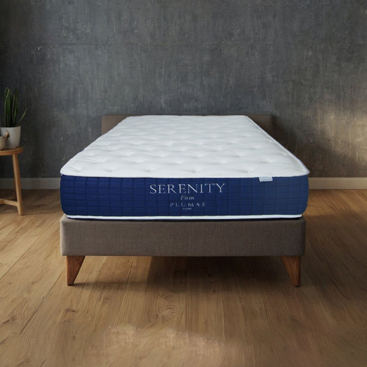 PLUMAS - Colchón Serenity Firm Memory Foam King