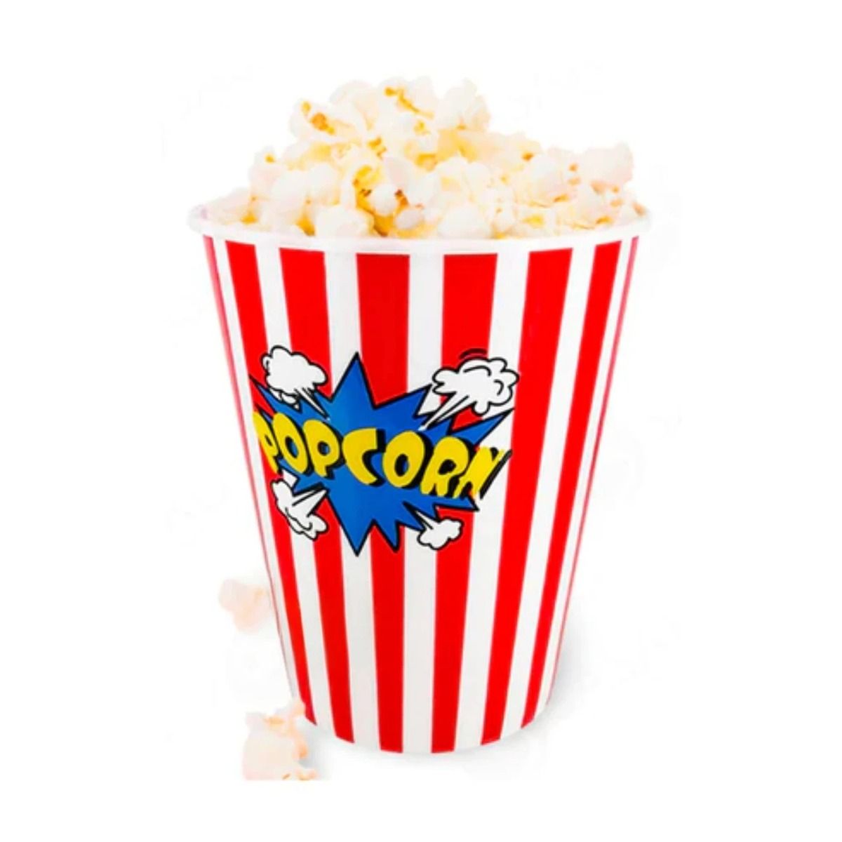 GENERICO - Pack6 Cubeta Versatil Vaso Delgado Rojo Y+Ligas de Regalo