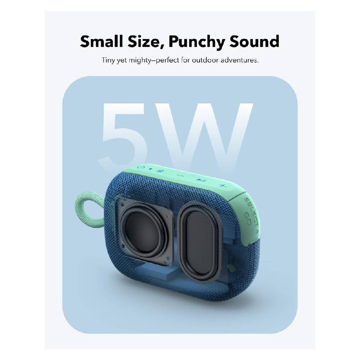 LG - Soundcore Select 4 Go Potente parlante portátil sonido estéreo IP67