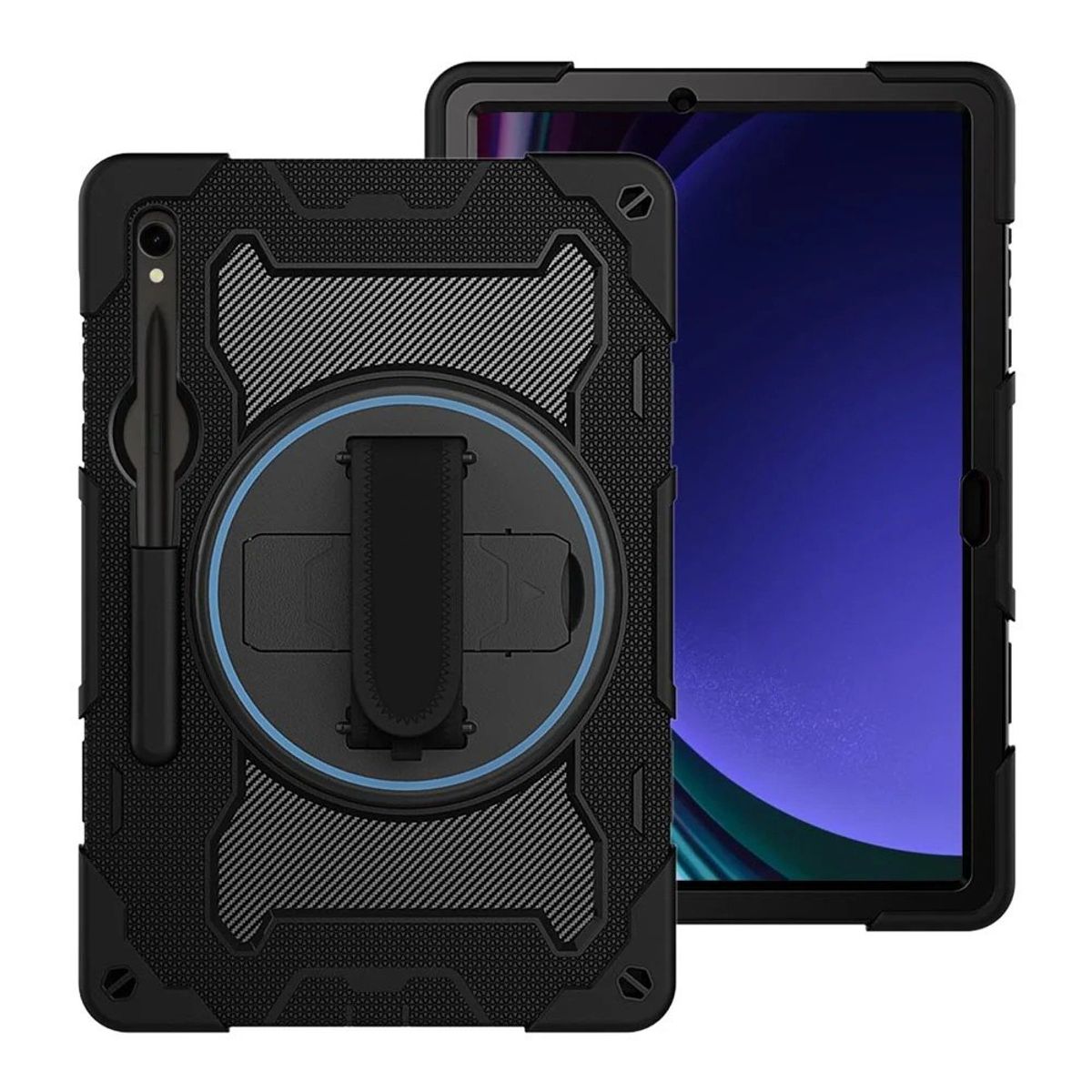 FUNDAANTIGOLPES - Funda Antigolpe 360 para tablet Samsung S9 11" SMX710/X716B/X718 Negro