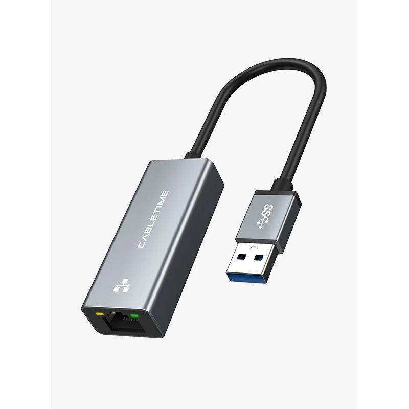GENERICO - Adaptador USB 3.0 a Gigabit Ethernet 1000Mbps RJ45