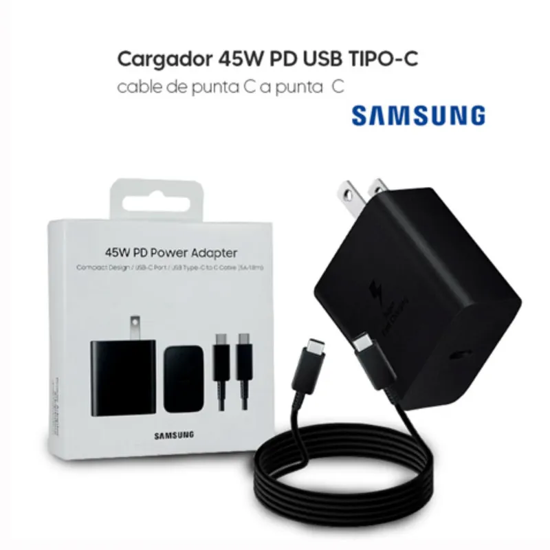 SAMSUNG - Cargador Samsung Edition Premiun 45W Para Galaxy S25 Plus