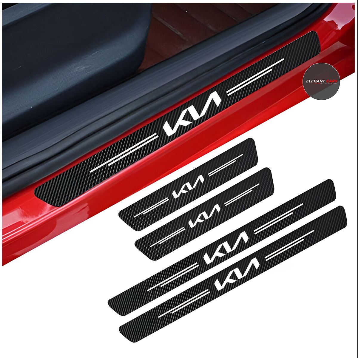GENERICO - Protector De pisaderas 4pcs KIA