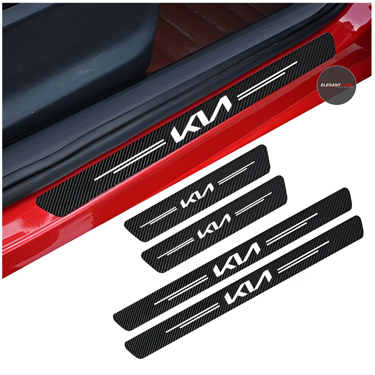 GENERICO - Protector De pisaderas 4pcs KIA