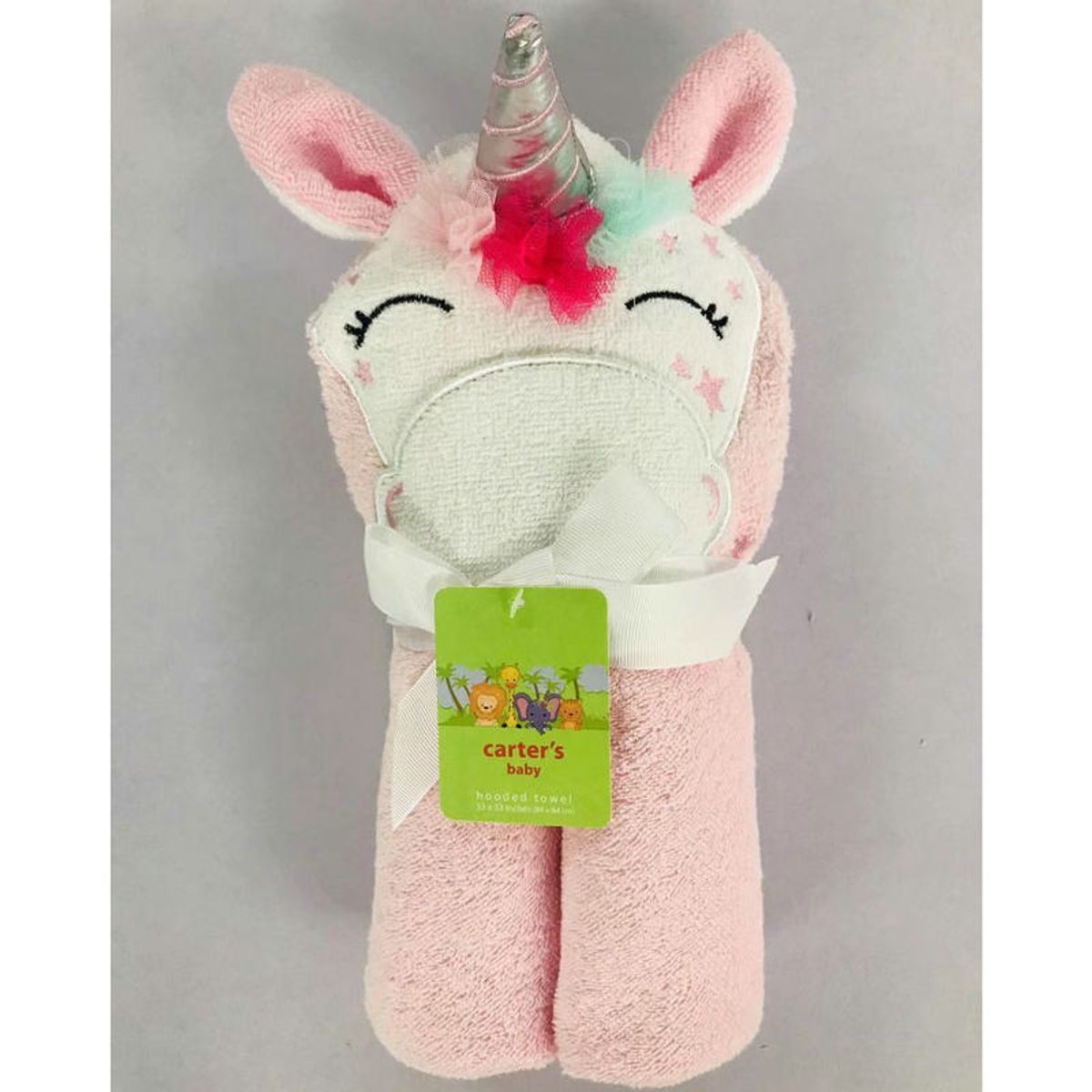 GENERICO - Toalla Para Bebés Con Capucha Diseño Unicornio