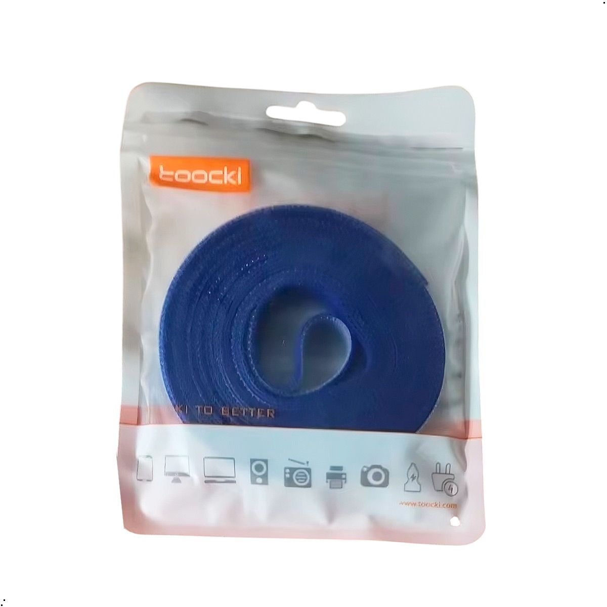 GENERICO - Organizador De Cable Cinta velcro Toocki 10 metros