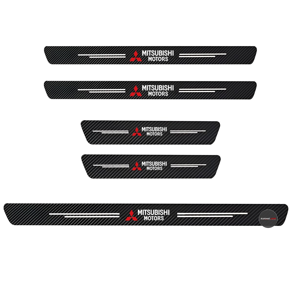 GENERICO - Protector De pisaderas 4pcs Mitsubishi