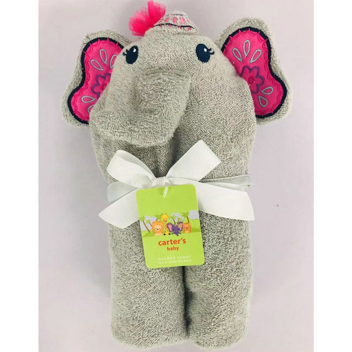 GENERICO - Toalla Para Bebés Con Capucha Diseño Elefante