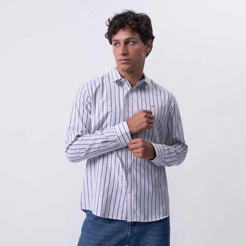 FOSTER - CAMISA ML BI25HENRIS POPELINA