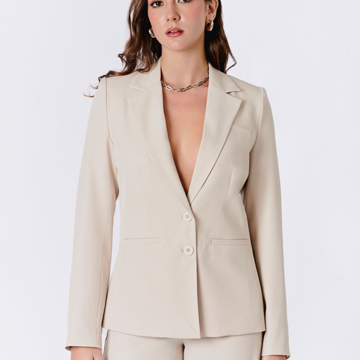 BANATY - BLAZER SASTRE CON BOLSILLOS GALA PARA MUJER