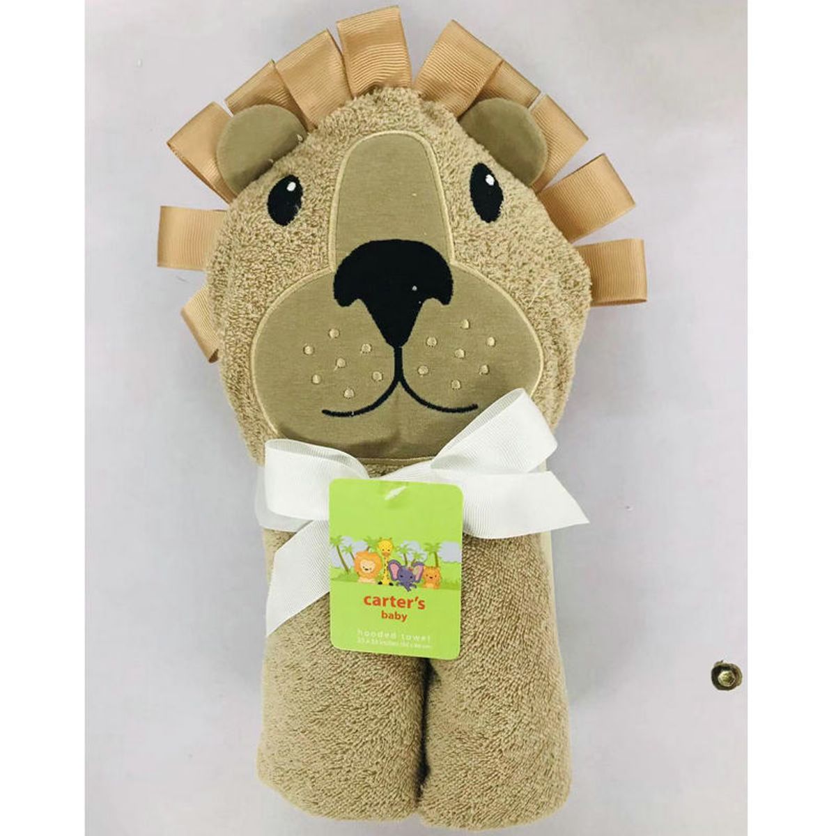 GENERICO - Toalla Para Bebés Con Capucha Diseño Leon