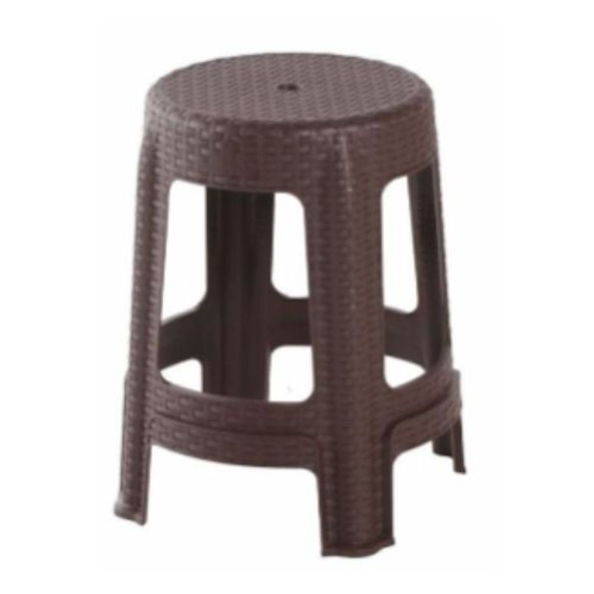 GENERICO - Banco David Rattan x3 unidades Color Marron Premiun