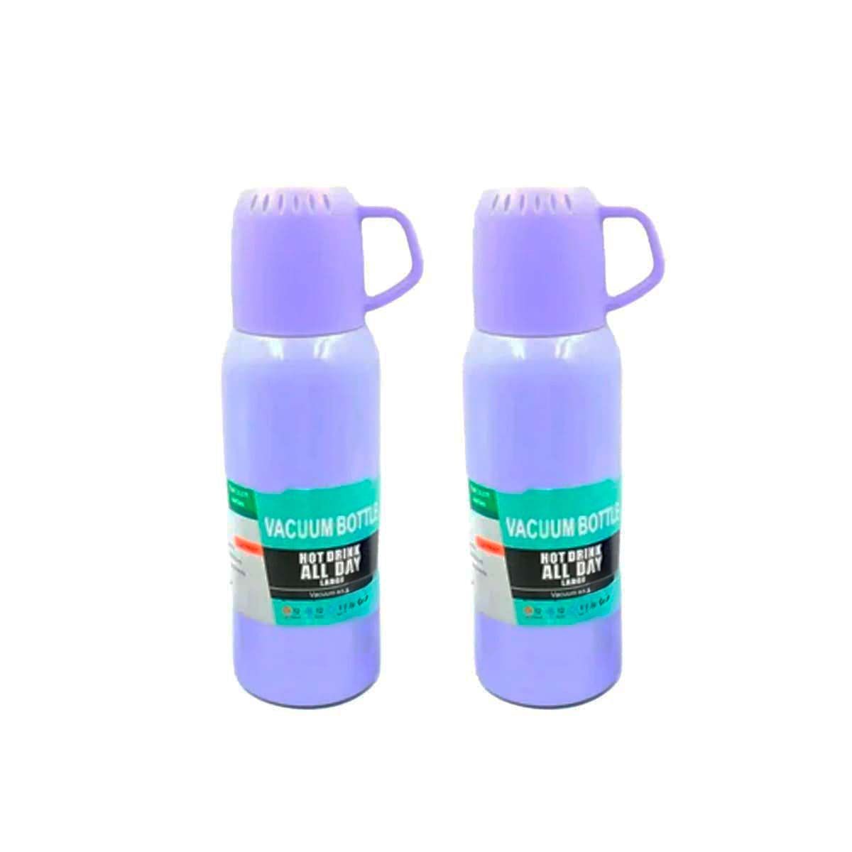 GENERICO - Pack6 Botella Mantiene Temperatura Lila Y+Regalo Agendita