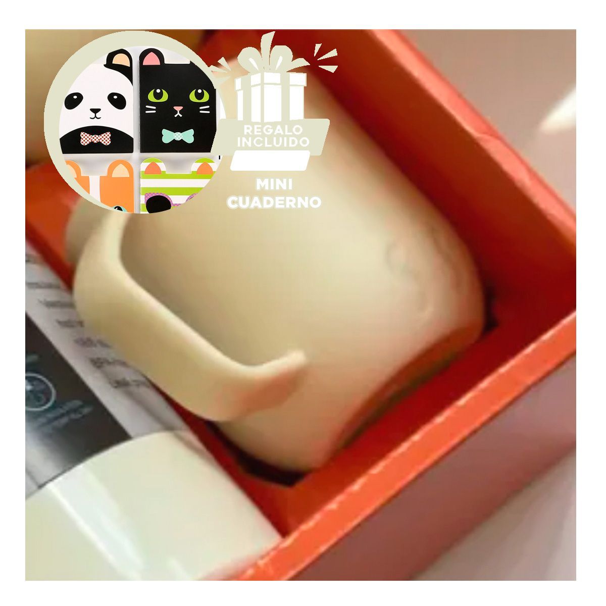 GENERICO - Pack6 Botella Mantiene Temperatura Crema Y+Regalo Agendita