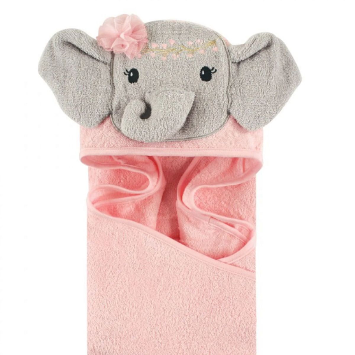 GENERICO - Toalla Para Bebés Con Capucha Elefante Rosado