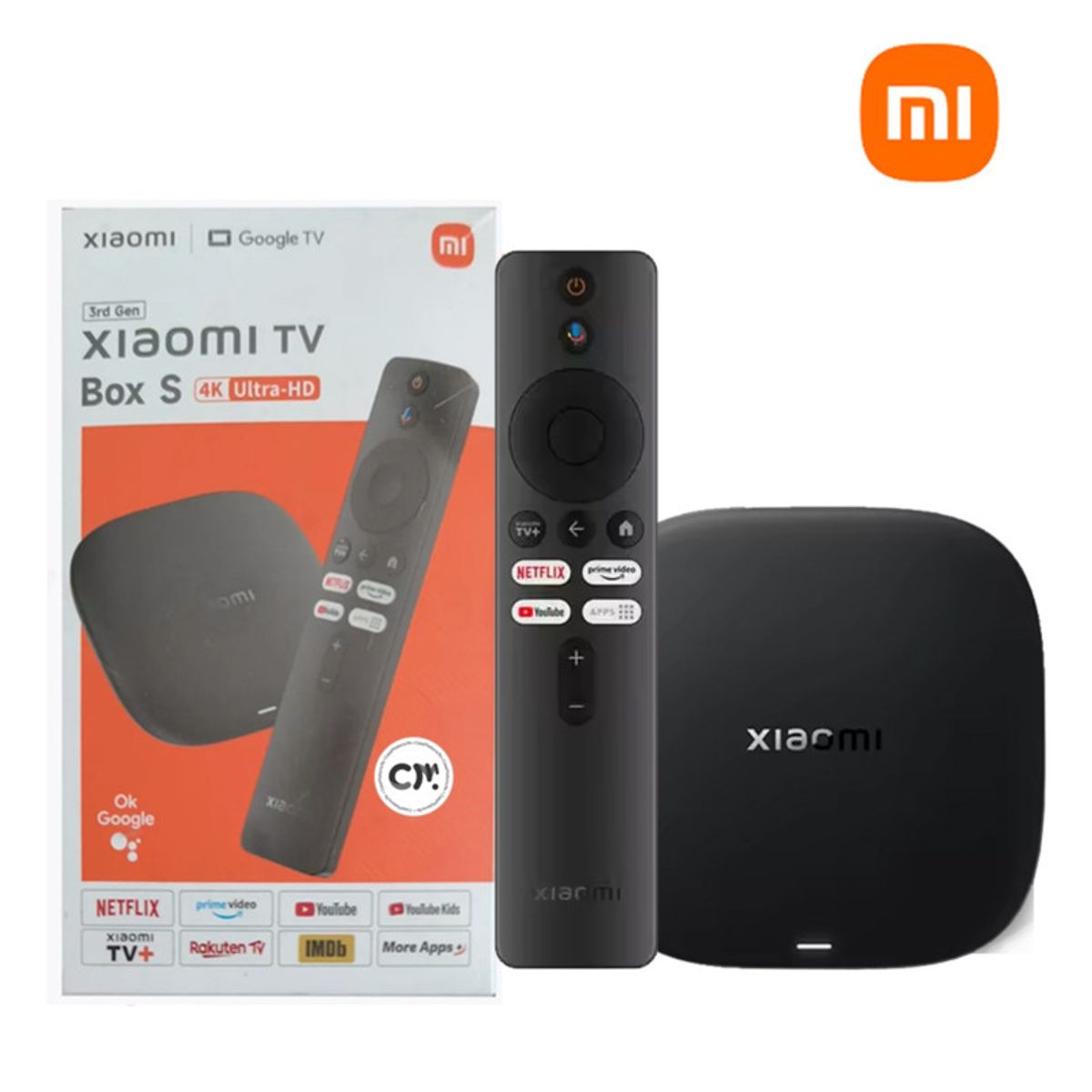 XIAOMI - Xiaomi Mi TV Box S 4K 3era Gen Google TV 32GB