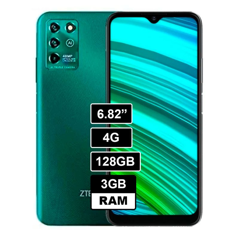 ZTE - Celular ZTE Blade V30 Vita 128GB 3GB RAM VERDE