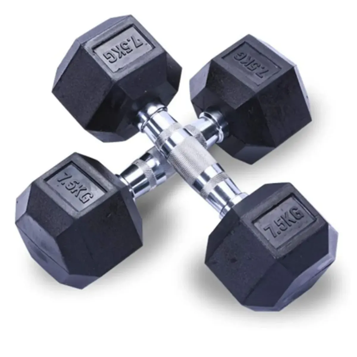 GENERICO - Mancuernas Hexagonales de 7 5KG - Par