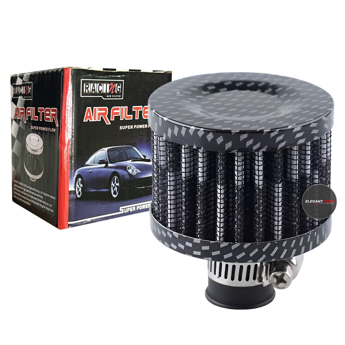 GENERICO - Mini Filtro De Aire Conico Jdm Para Tapa Válvula Carros