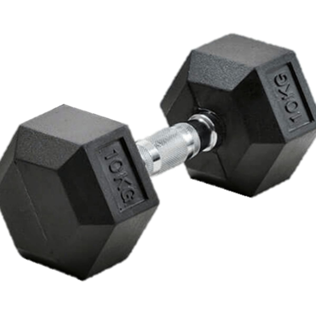 GENERICO - Mancuernas Hexagonales de 10KG - Par