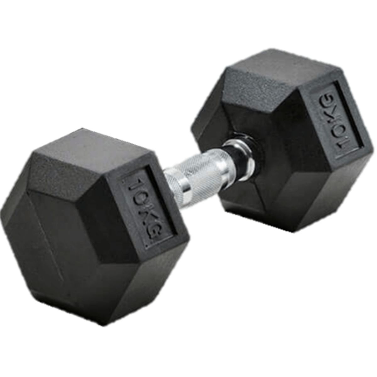 GENERICO - Mancuernas Hexagonales de 10KG - Par