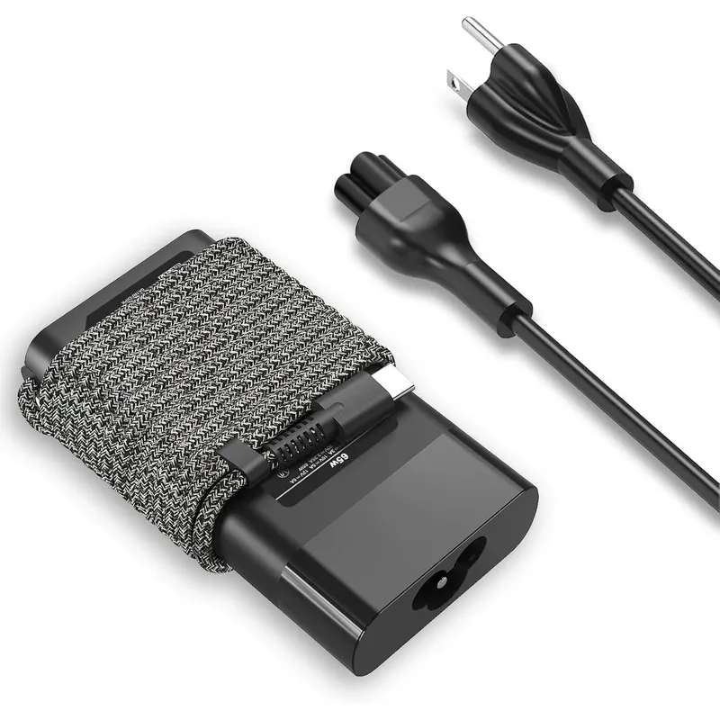 HP - HP Cargador Laptop 65W USB-C + Adaptador Elitebook Probook - 671R2AA