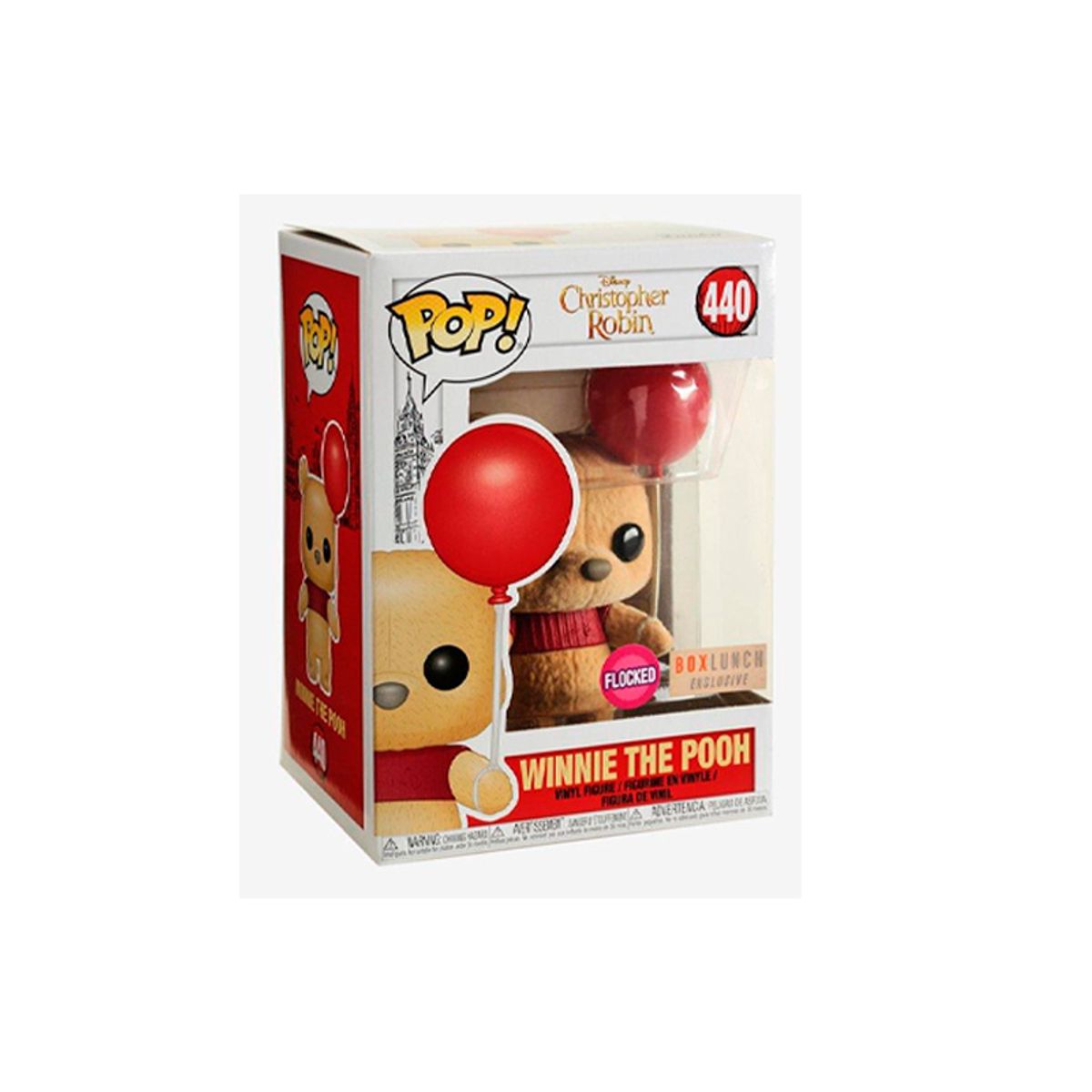 FUNKO - WINNIE THE POOH CON GLOBO FUNKO POP FLOCKED 440