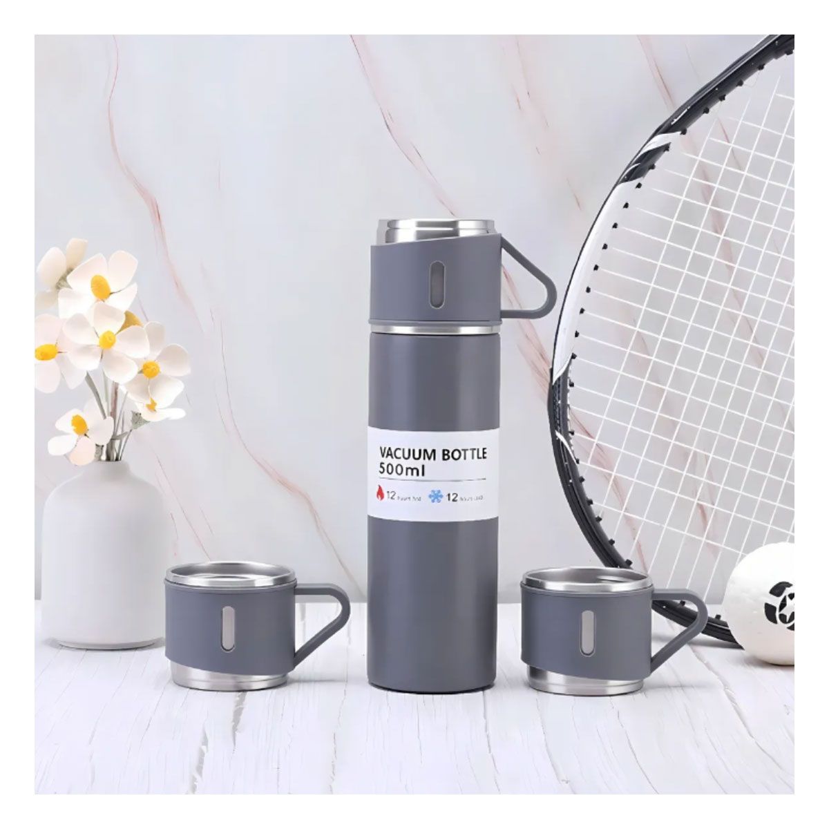 GENERICO - Pack6 Botella Ligera con Recipientes para Oficina Ploma