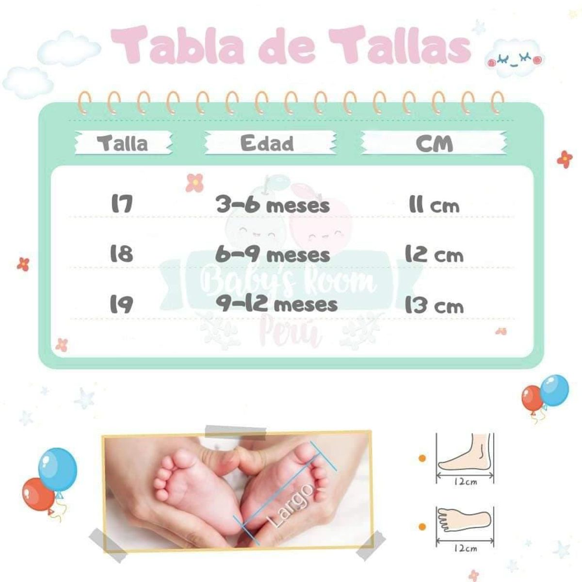 GENERICO - Zapatitos para bebé - Ballerinas - Corazon Rosado