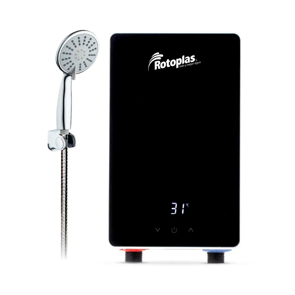 ROTOPLAS - Rapiducha Eléctrica Rotoplas New Compact Negro